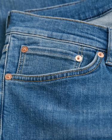  GANT Erkek Mavi Extra Slim Fit Jean Pantolon