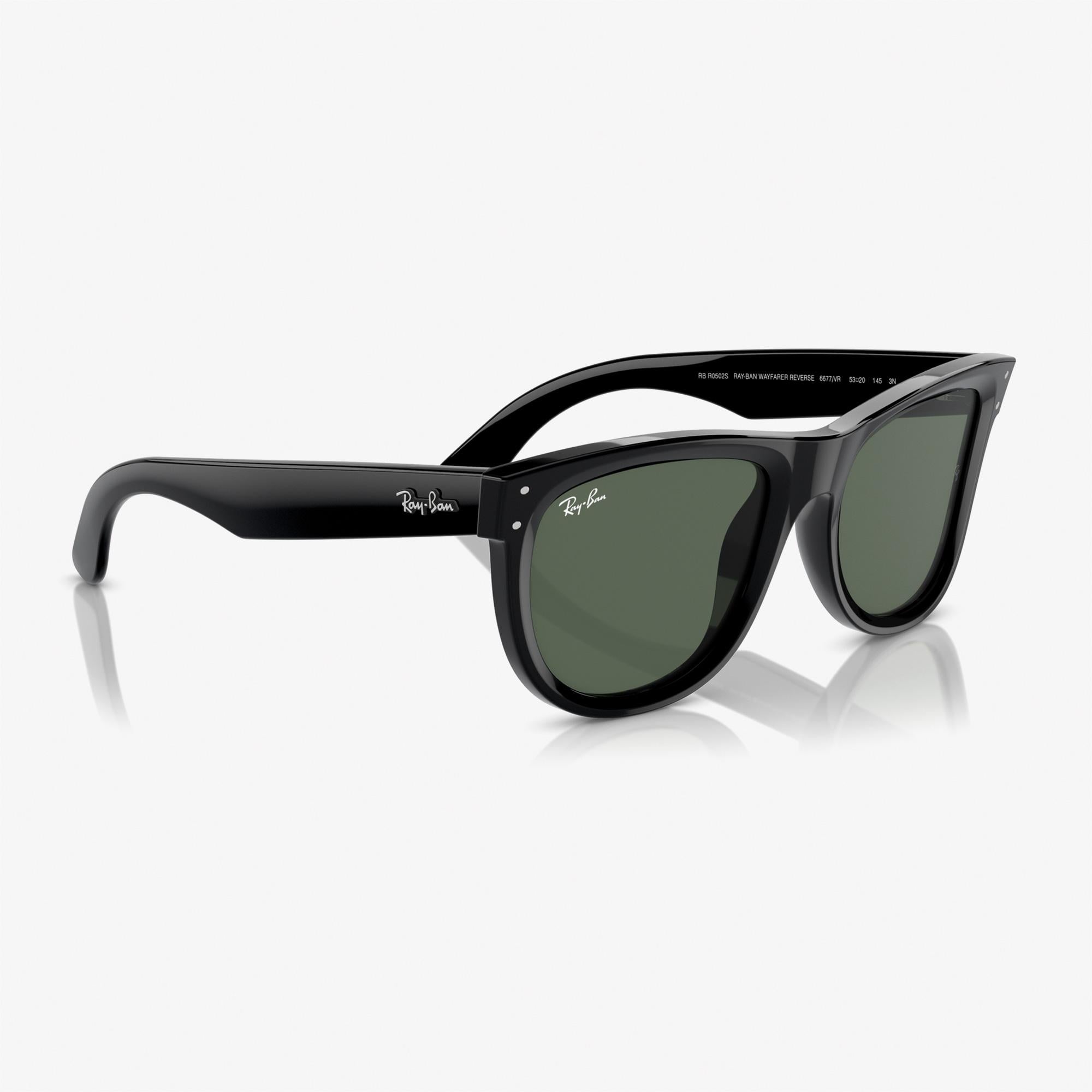 RAY-BAN Wayfarer Reverse Unisex Siyah Güneş Gözlüğü