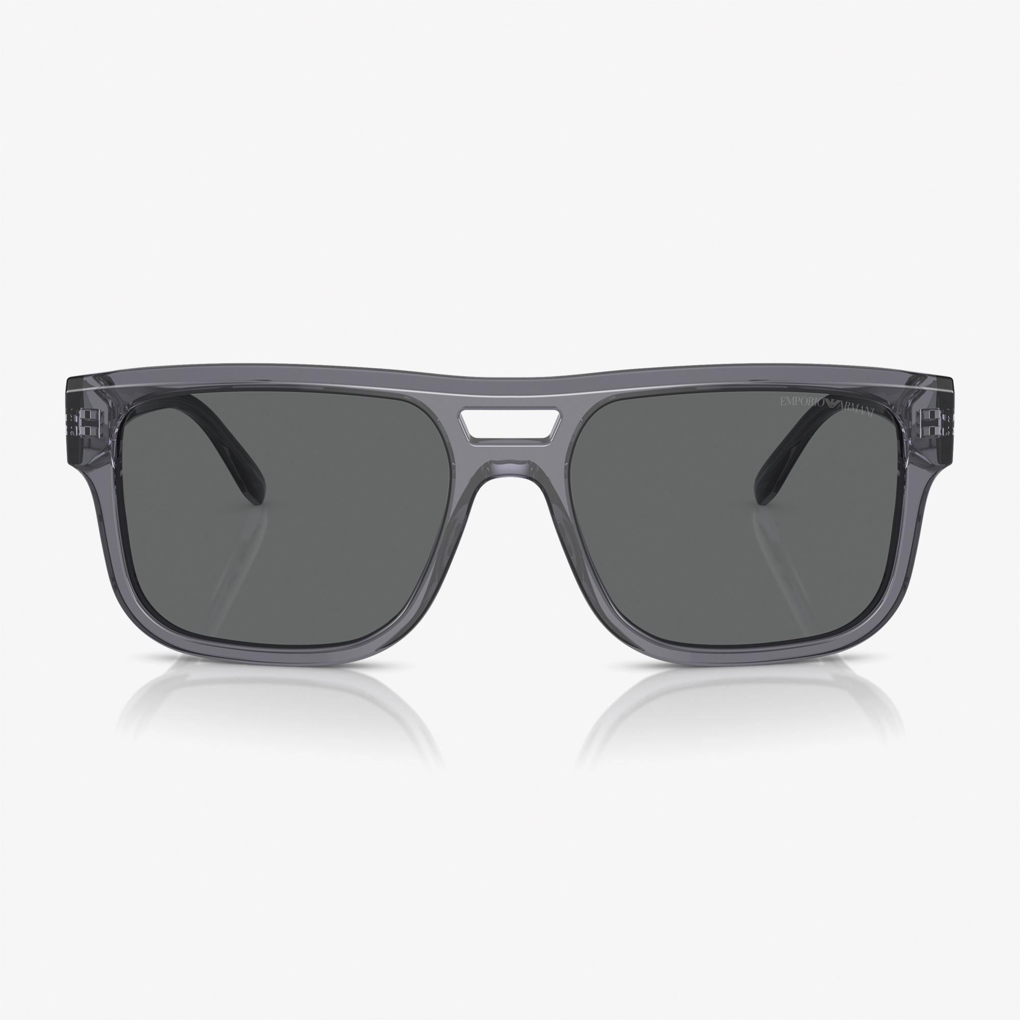 EMPORIO ARMANI 0EA4197 Acetate Erkek Gri Güneş Gözlüğü