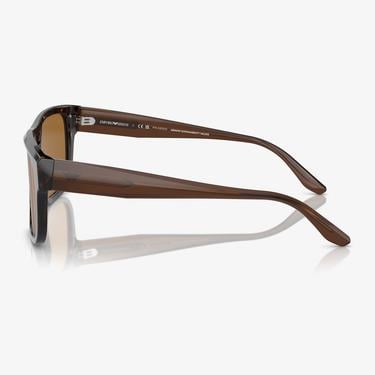  EMPORIO ARMANI 0EA4197 Acetate Erkek Kahverengi Güneş Gözlüğü