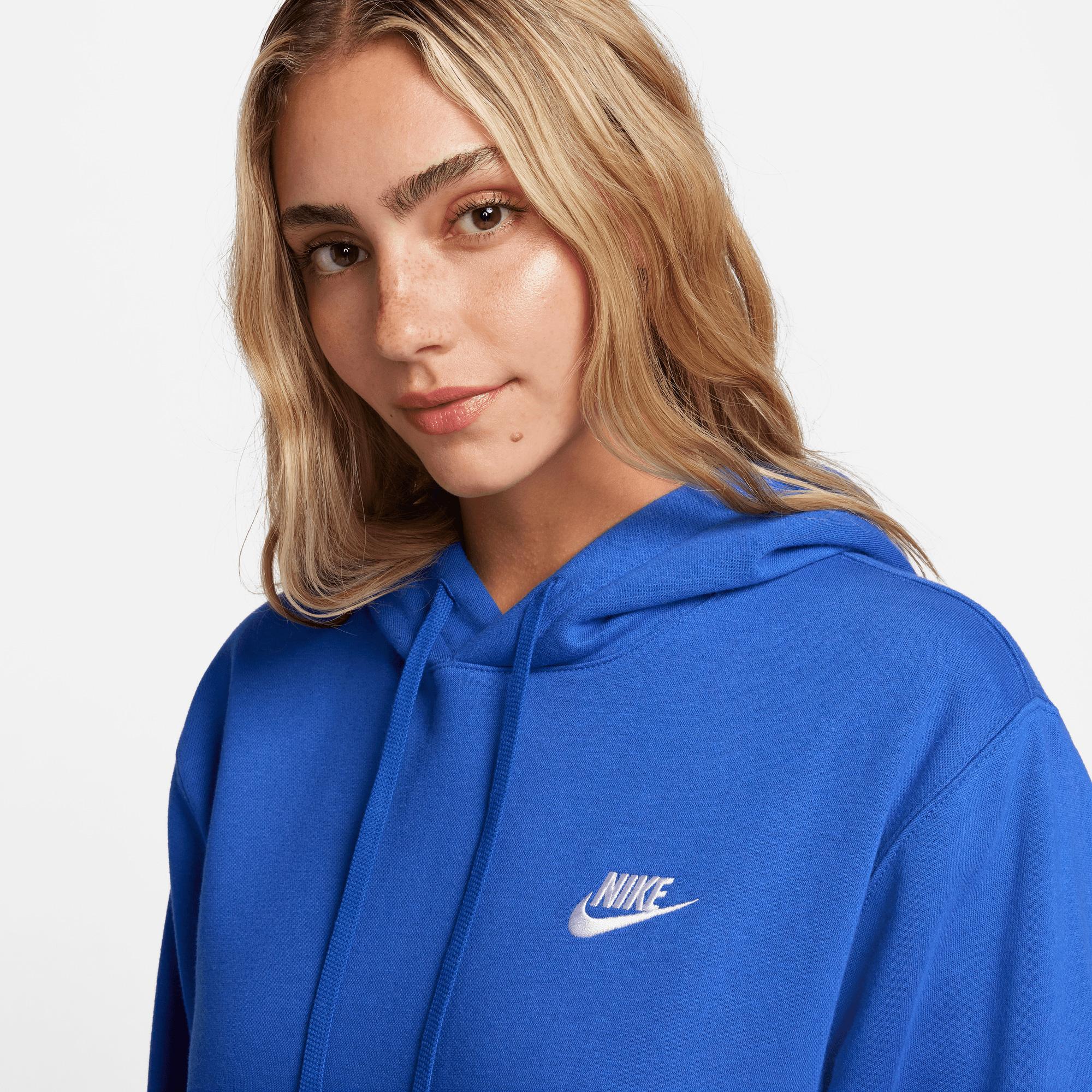 Nike Sportswear Club Fleece Erkek Mavi Sweatshirt