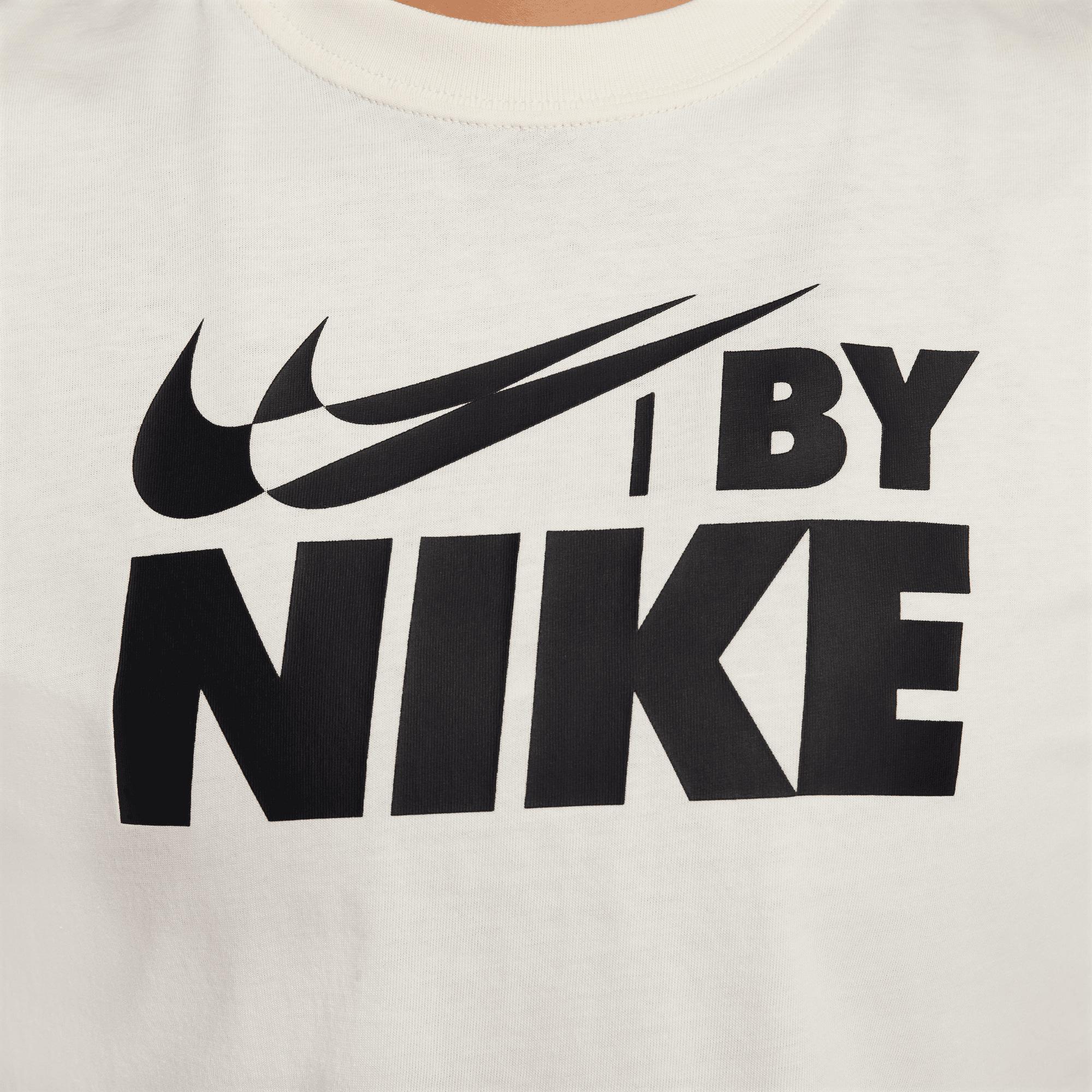 Nike Sportswear Crop Kadın Krem Rengi T-Shirt