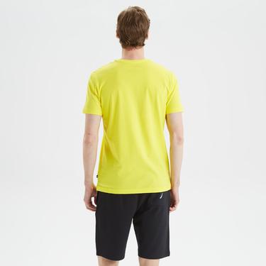  Nautica Erkek Sarı Standart Fit T-Shirt