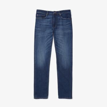  Lacoste Erkek Slim Fit Denim Koyu Mavi Pantolon