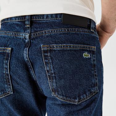  Lacoste Erkek Slim Fit Denim Koyu Mavi Pantolon