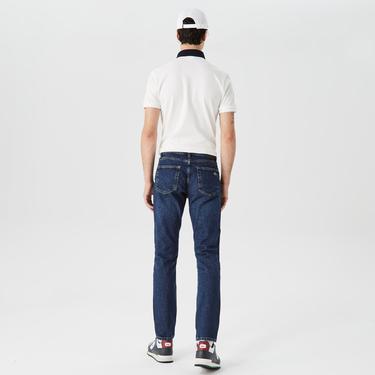  Lacoste Erkek Slim Fit Denim Koyu Mavi Pantolon