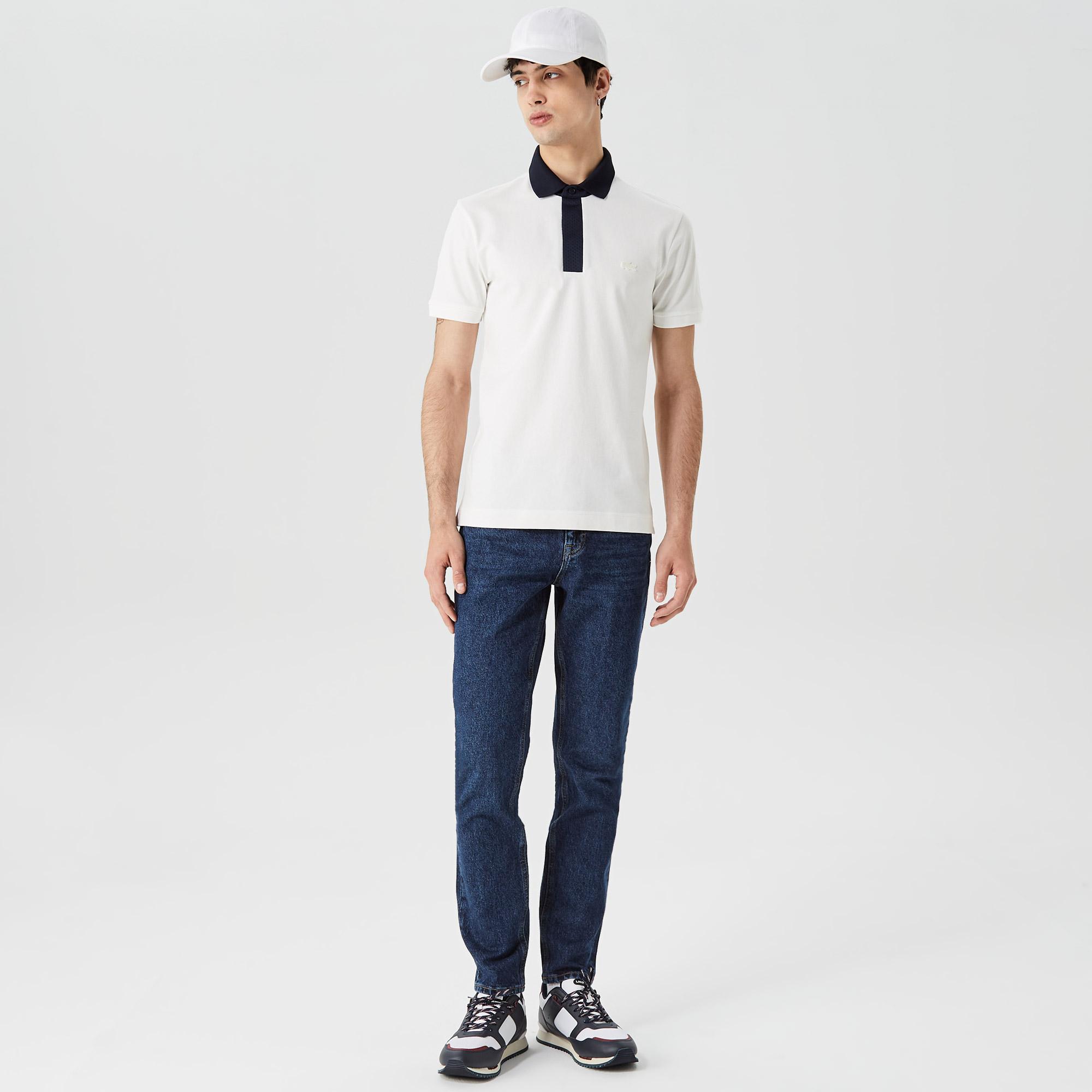Lacoste Erkek Slim Fit Denim Koyu Mavi Pantolon