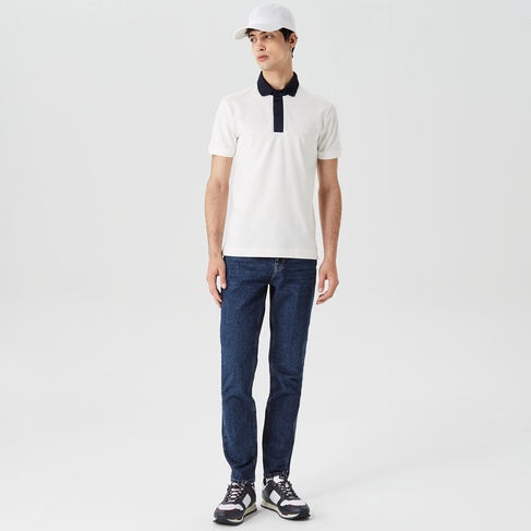  Lacoste Erkek Slim Fit Denim Koyu Mavi Pantolon