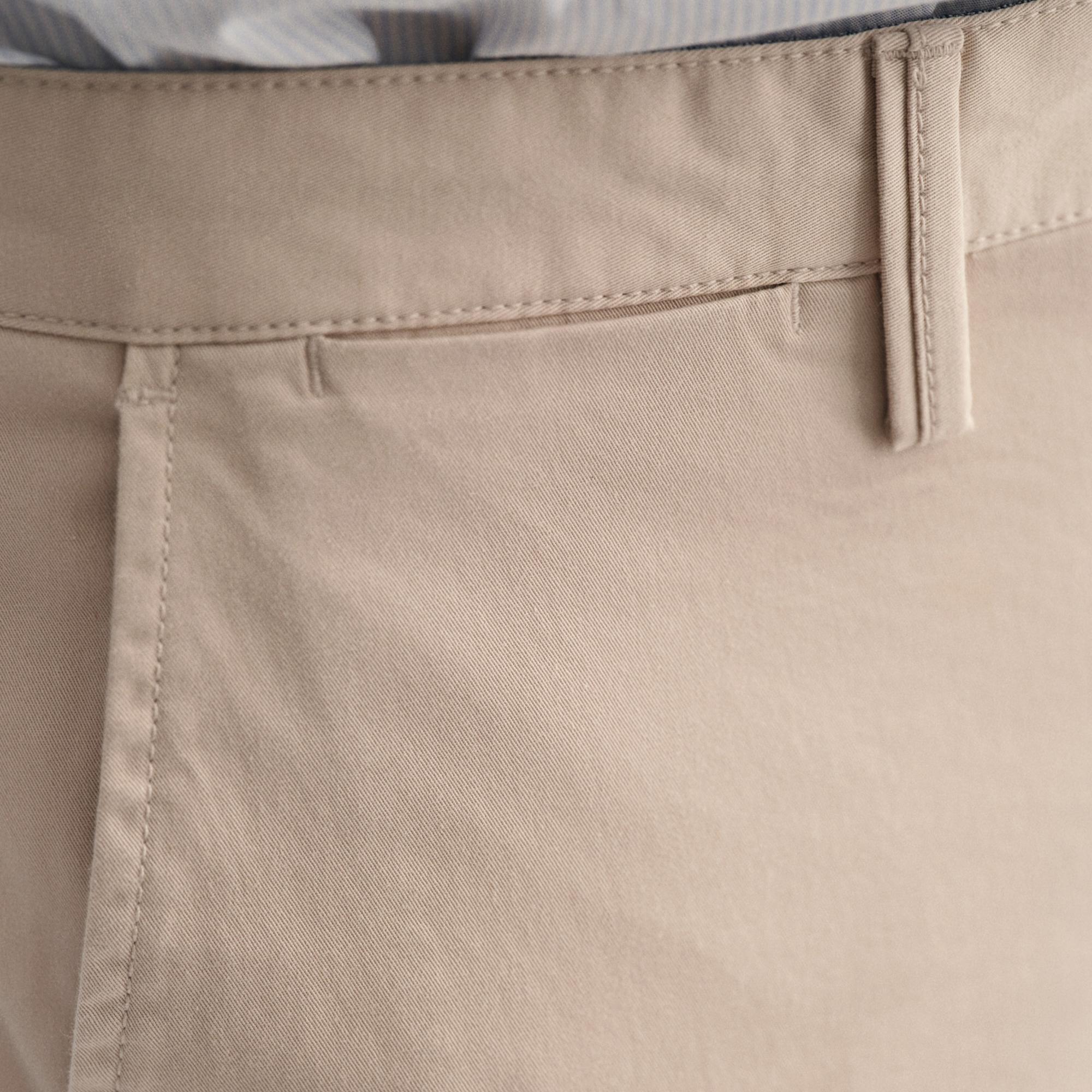 GANT Erkek Krem Slim Fit Chino Pantolon