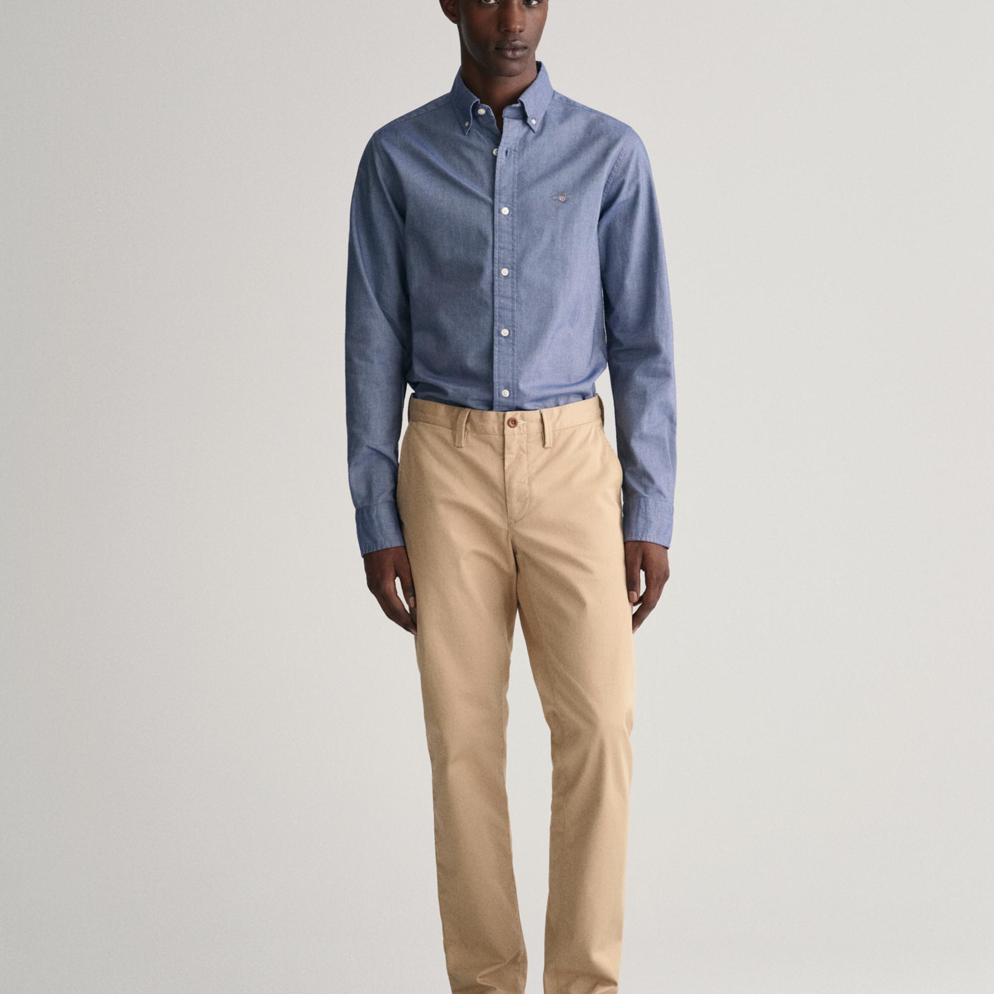 GANT Erkek Bej Slim Fit Chino Pantolon