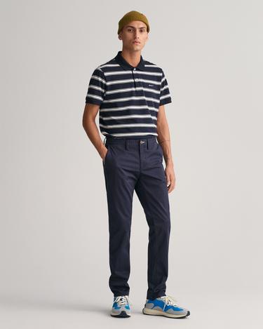  GANT Erkek Lacivert Slim Fit Chino Pantolon