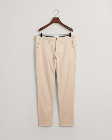  GANT Erkek Krem Slim Fit Chino Pantolon