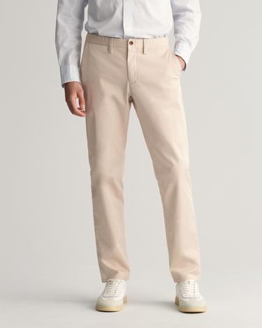  GANT Erkek Krem Slim Fit Chino Pantolon
