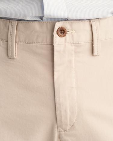  GANT Erkek Krem Slim Fit Chino Pantolon