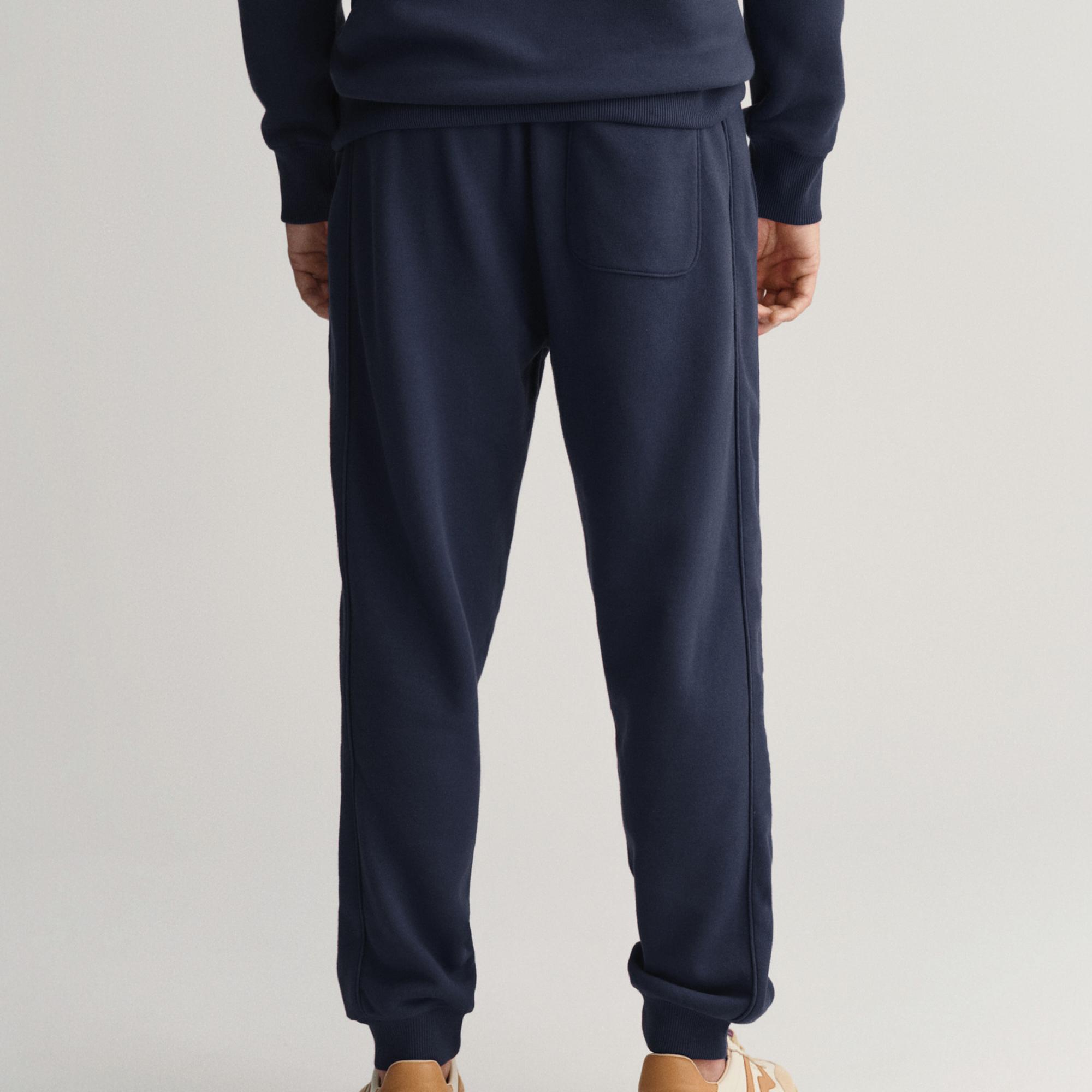 GANT Erkek Lacivert Regular Fit Logolu Eşofman Altı