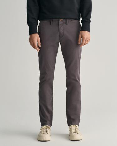  GANT Erkek Gri Slim Fit Chino Pantolon