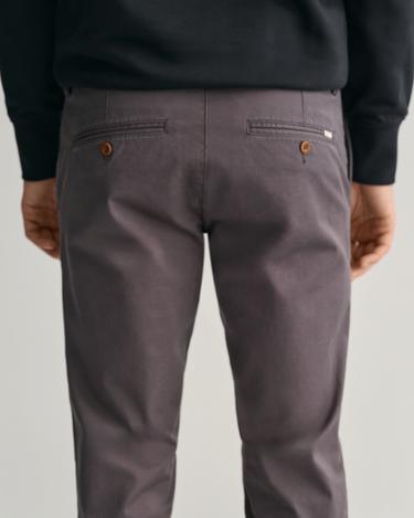  GANT Erkek Gri Slim Fit Chino Pantolon
