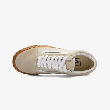  Vans Ua Old Skool Unisex Krem Sneaker