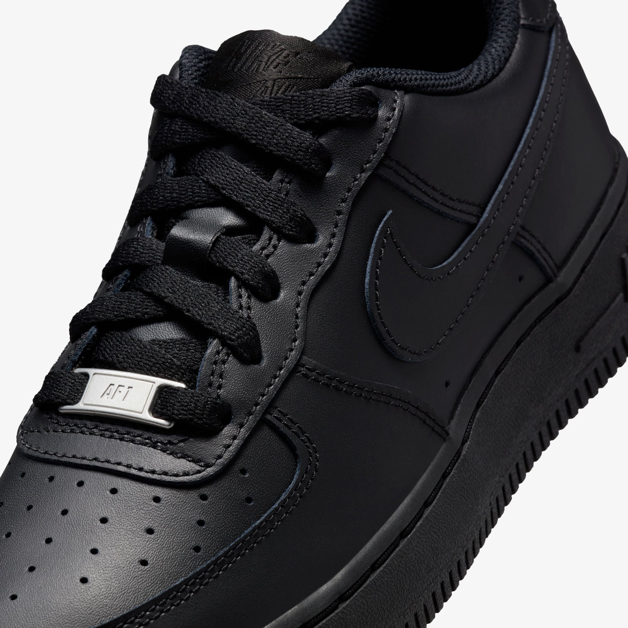 Nike Nike Air Force 1 LE Çocuk Siyah Spor Ayakkabı Sneaker | FashFed Siyah - 8. görsel