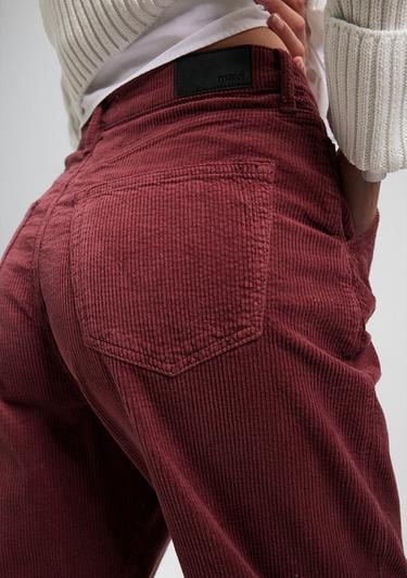  Mavi Laura Bordo Kadife Pantolon 101153-85728