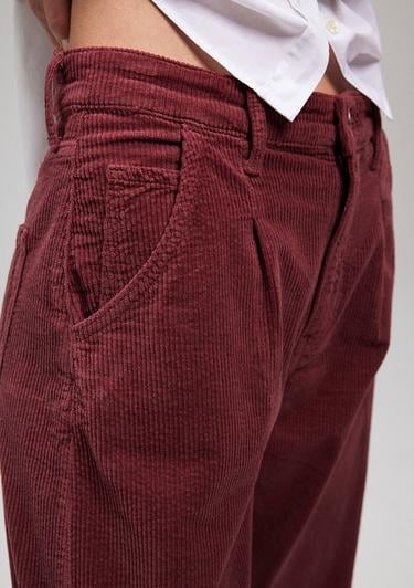  Mavi Laura Bordo Kadife Pantolon 101153-85728