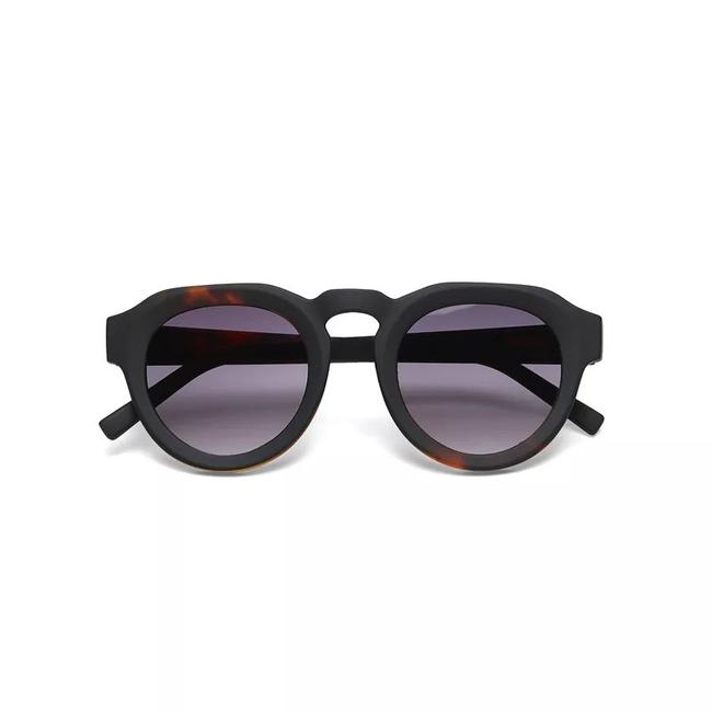  Okkia Zeno Round Unisex Siyah Havana Güneş Gözlüğü Siyah Gradyan