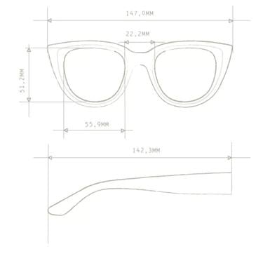  Okkia Silvia Güneş Gözlüğü
Siyah