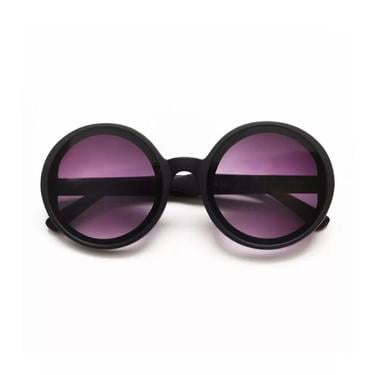  Okkia Monica Unisex  Büyük Yuvarlak
Güneş Gözlüğü Siyah