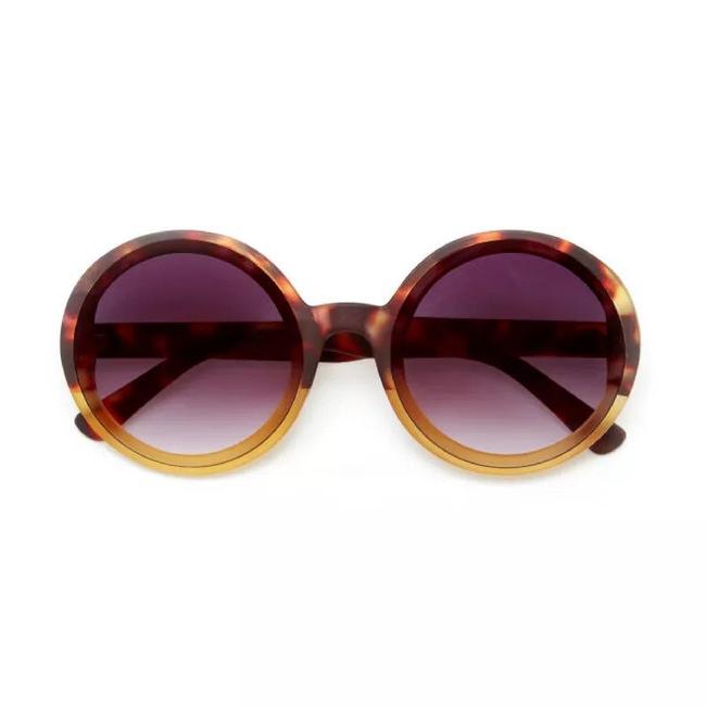  Okkia Monica Unisex  Büyük Yuvarlak
Güneş Gözlüğü Havana Sarısı