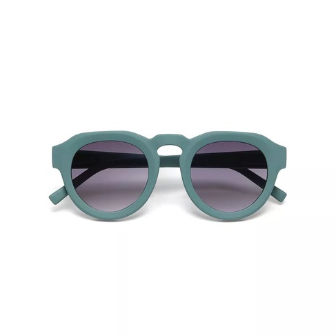  Okkia Zeno Round Unisex Yeşil Güneş Gözlüğü Siyah Gradyan