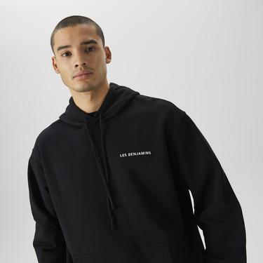  Les Benjamins Core Erkek Siyah Hoodie Sweatshirt