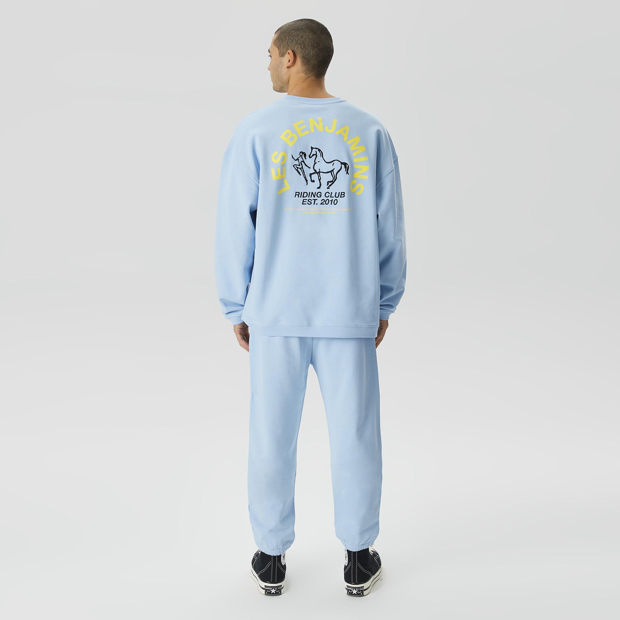 Les Benjamins Essentials Erkek Mavi Eşofman Altı