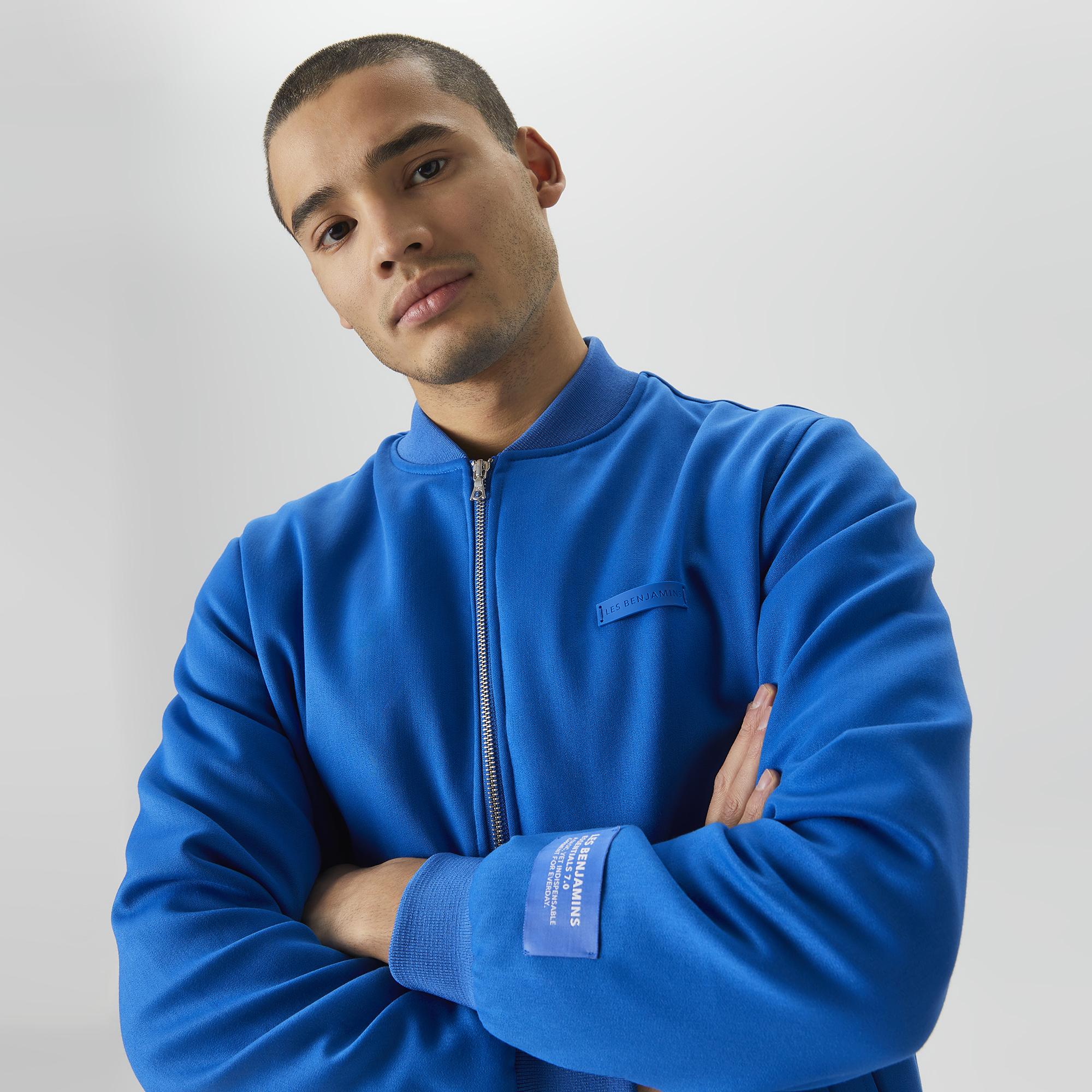 Les Benjamins Bomber 302 Erkek Mavi Ceket