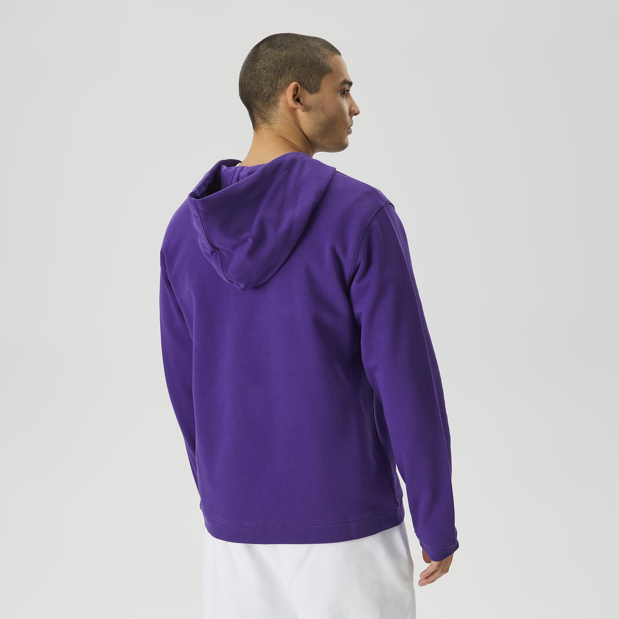 Les Benjamins Hoodie 305 Erkek Mor Sweatshirt