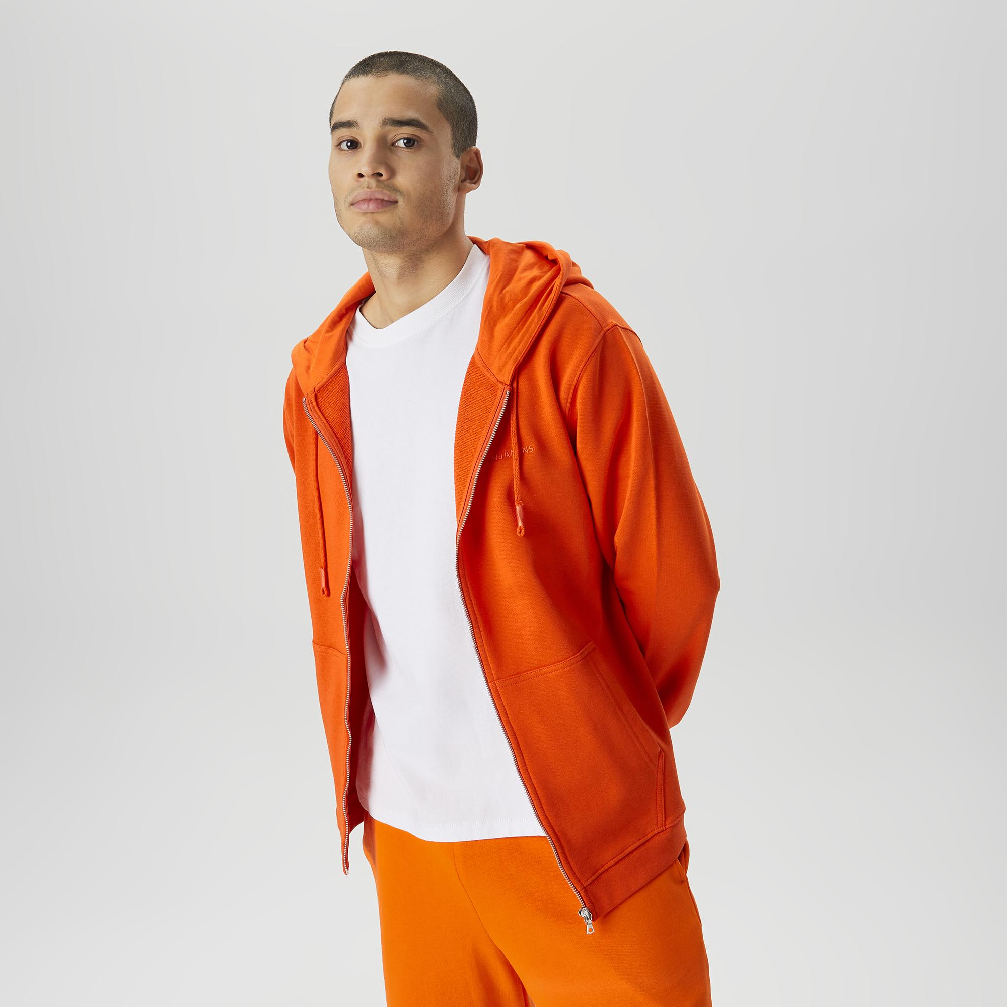 Les Benjamins Essential Erkek Turuncu Sweatshirt