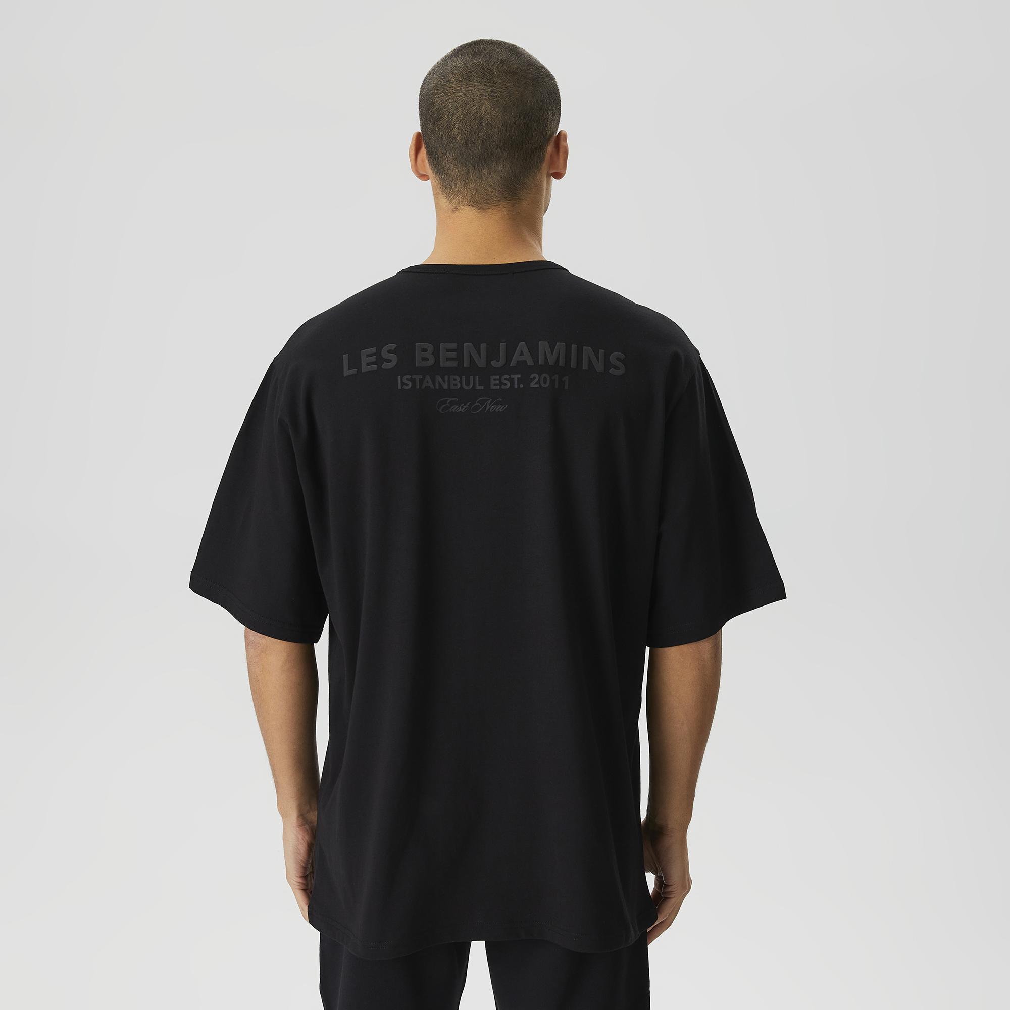 Les Benjamins 408 Unisex Siyah T-Shirt