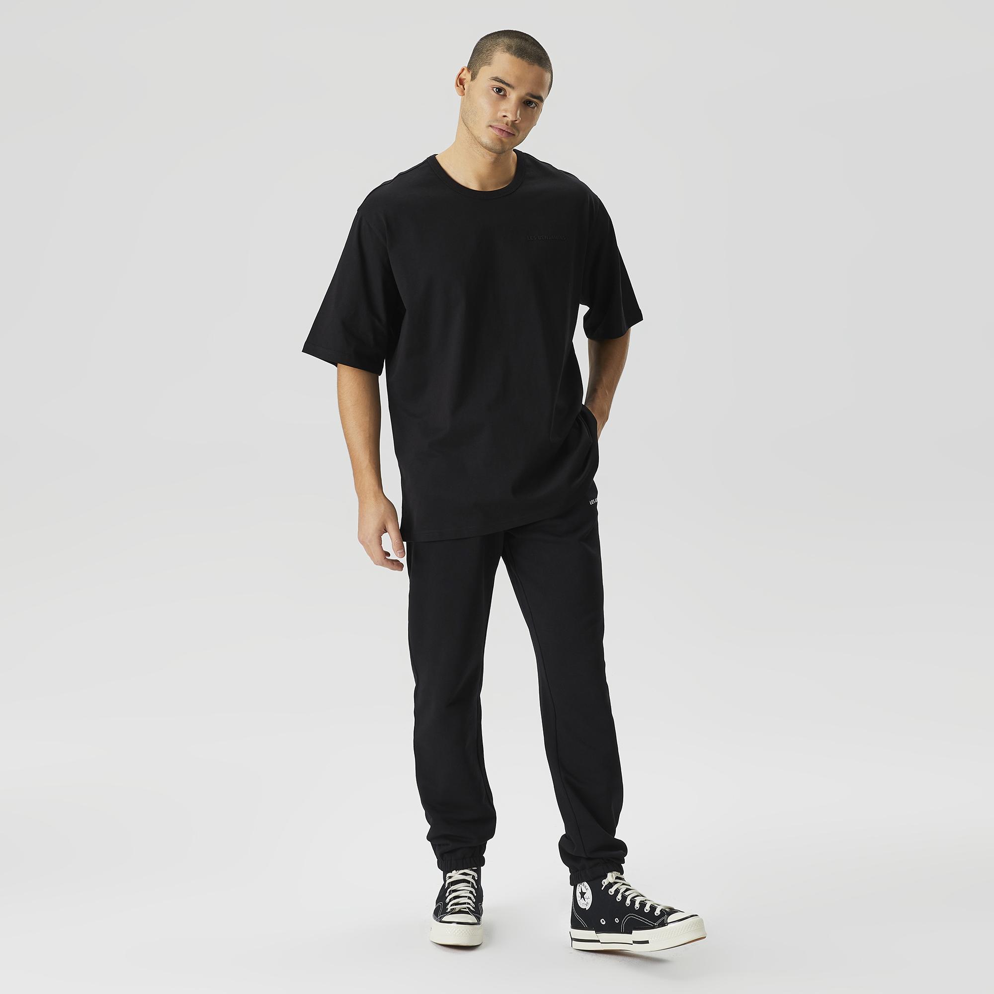 Les Benjamins 408 Unisex Siyah T-Shirt