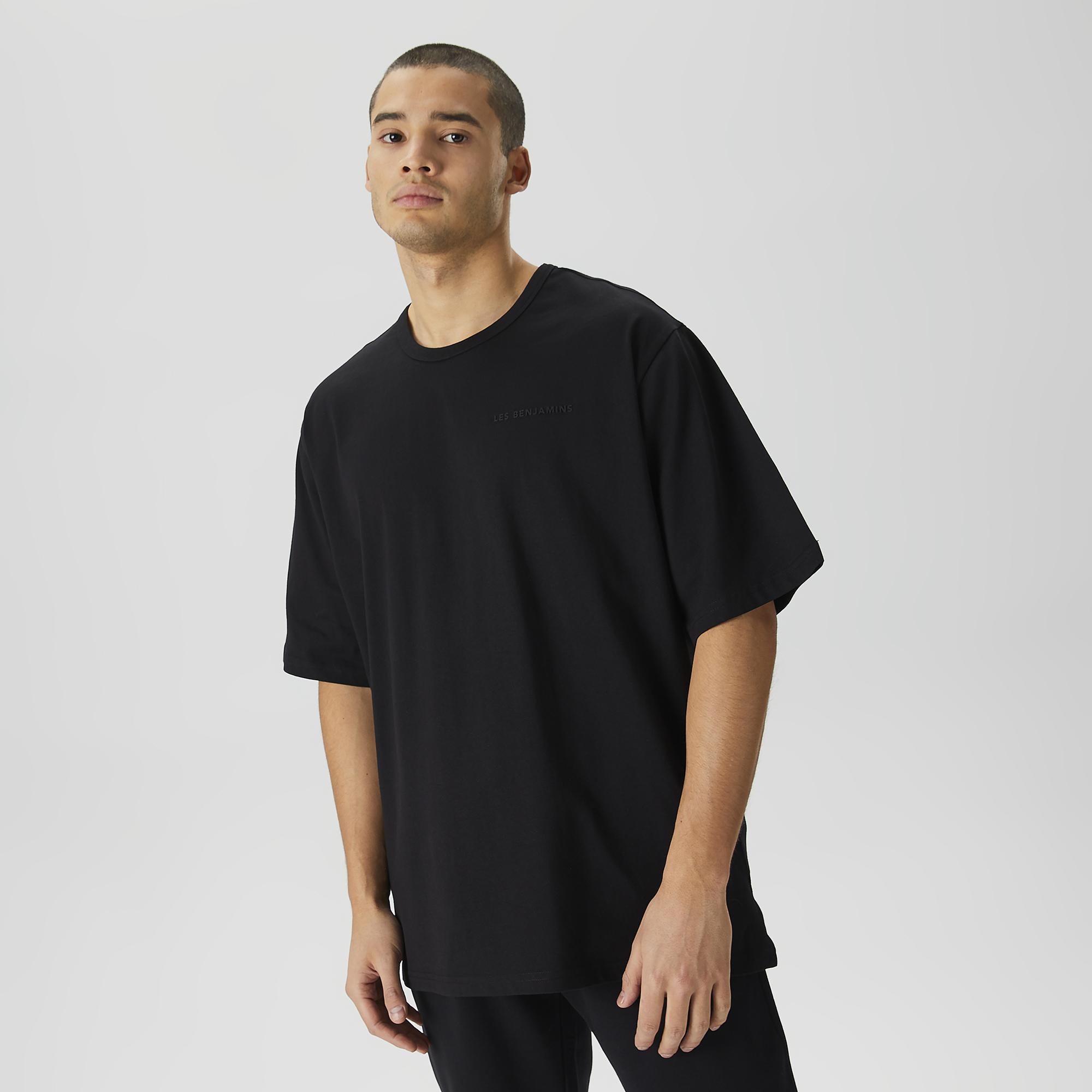 Les Benjamins 408 Unisex Siyah T-Shirt