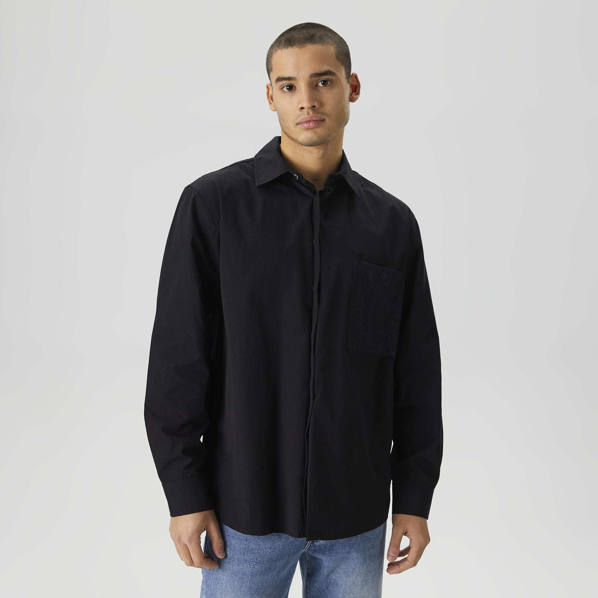 Les Benjamins 401 Erkek Siyah Gömlek