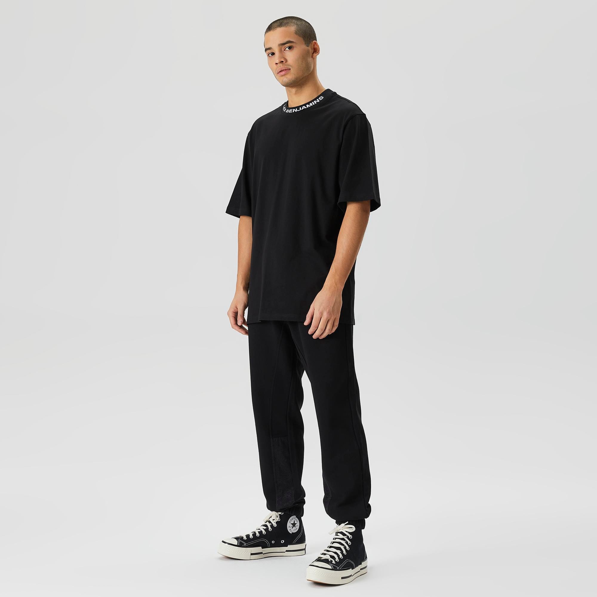 Les Benjamins 401 Erkek Siyah Eşofman Altı