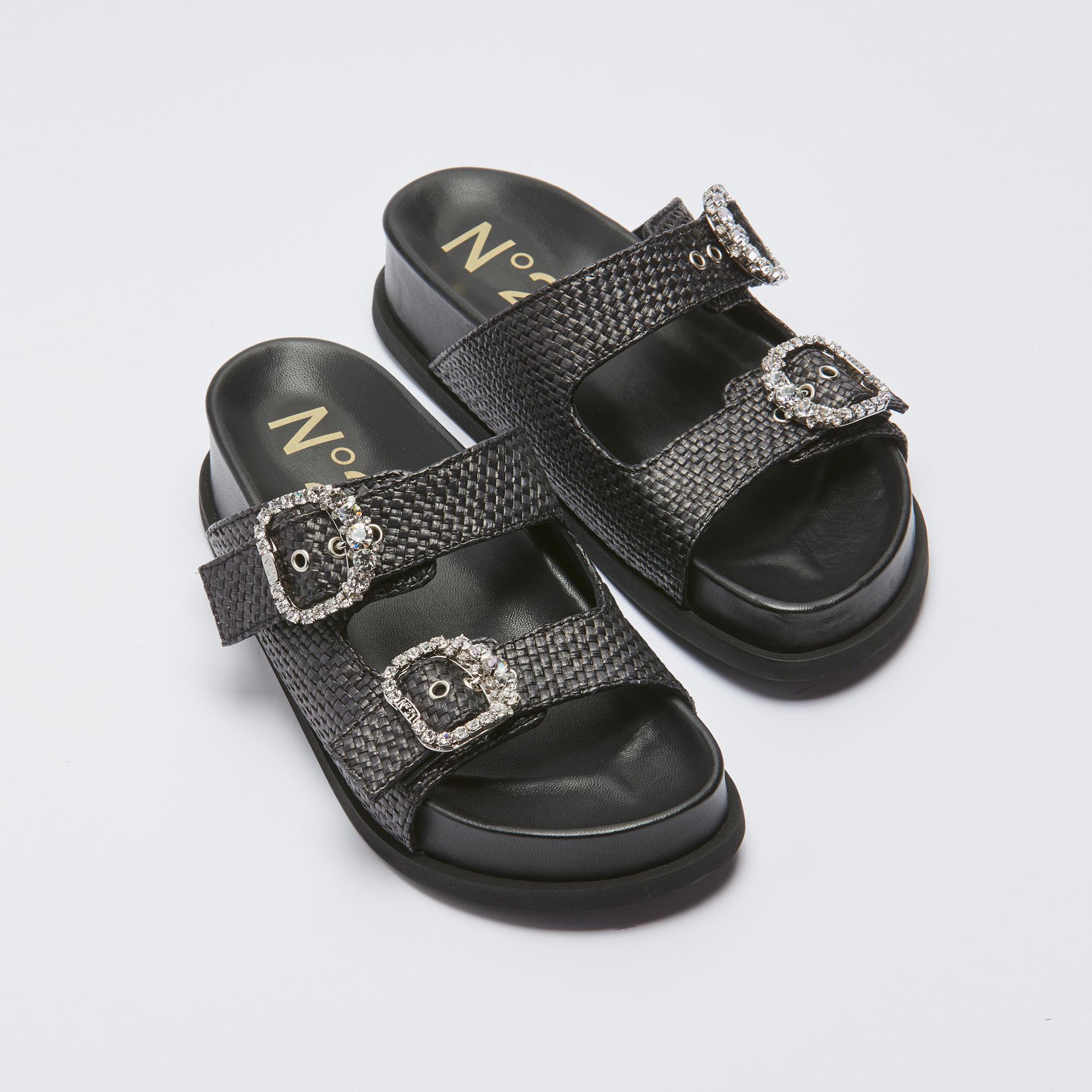 No. 21 Fussbett Kadın Siyah Terlik