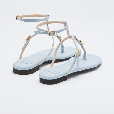  No. 21 Kadın Mavi Sandalet
