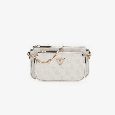  Guess Noelle Girlfriend Kadın Krem Çanta