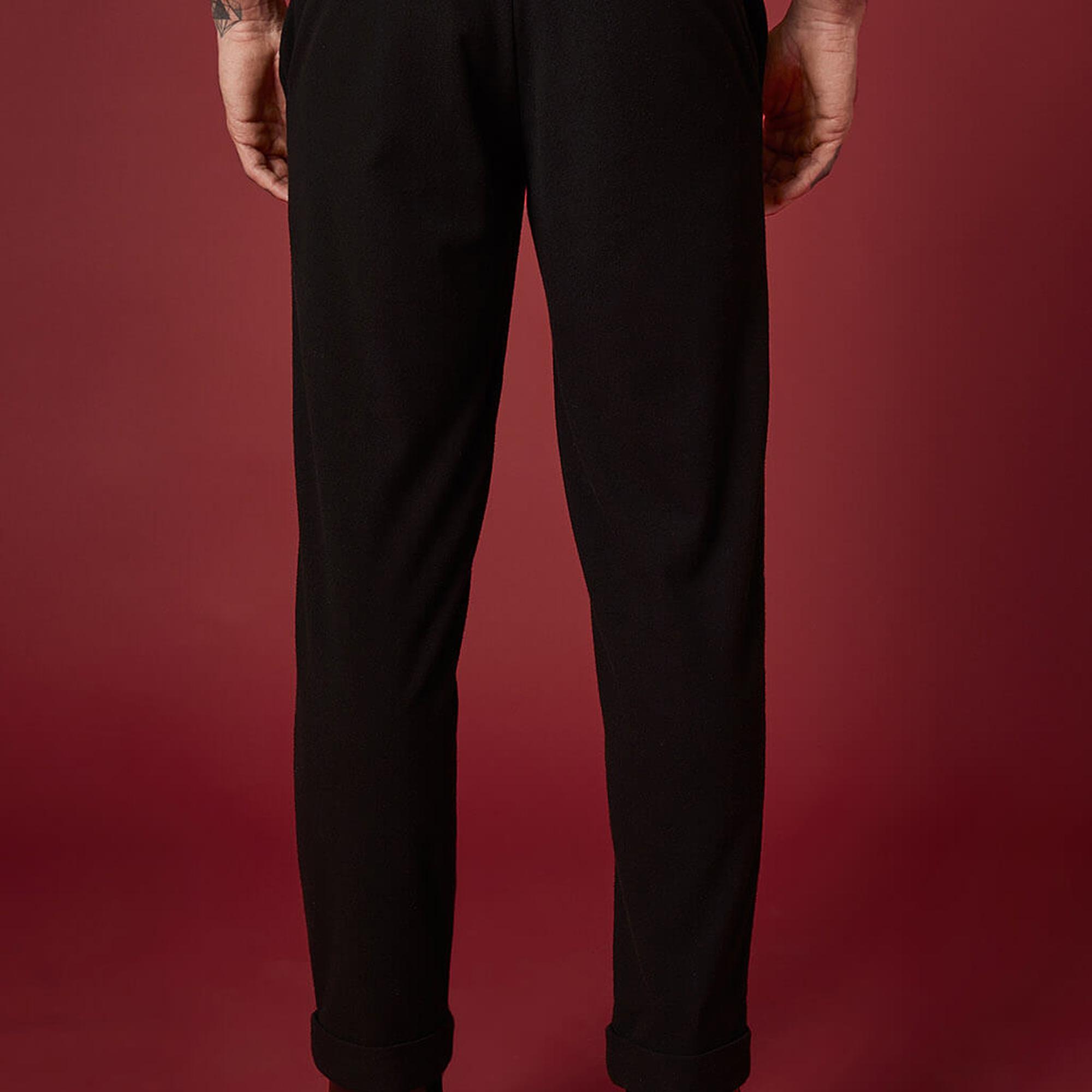 Double Paça Slim Pantolon