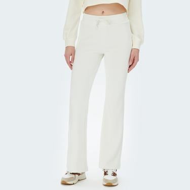  Nautica Kadın Kırık Beyaz Slim Fit Eşofman Altı