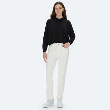  Nautica Kadın Siyah Oversize Sweatshirt