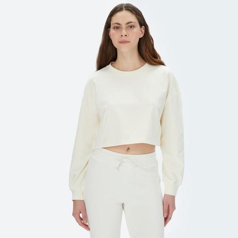  Nautica Kadın Krem Sweatshirt