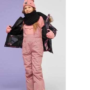  Roxy Jet Ski Kız Çocuk Siyah Snowboard Ceketi