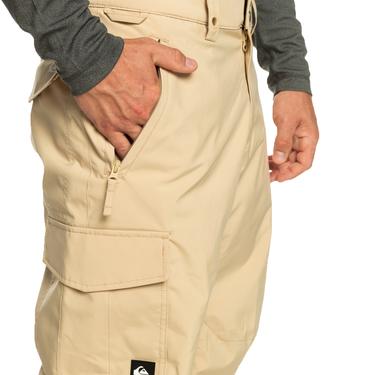  Quiksilver Porter Pt Erkek Bej Snowboard Pantolonu