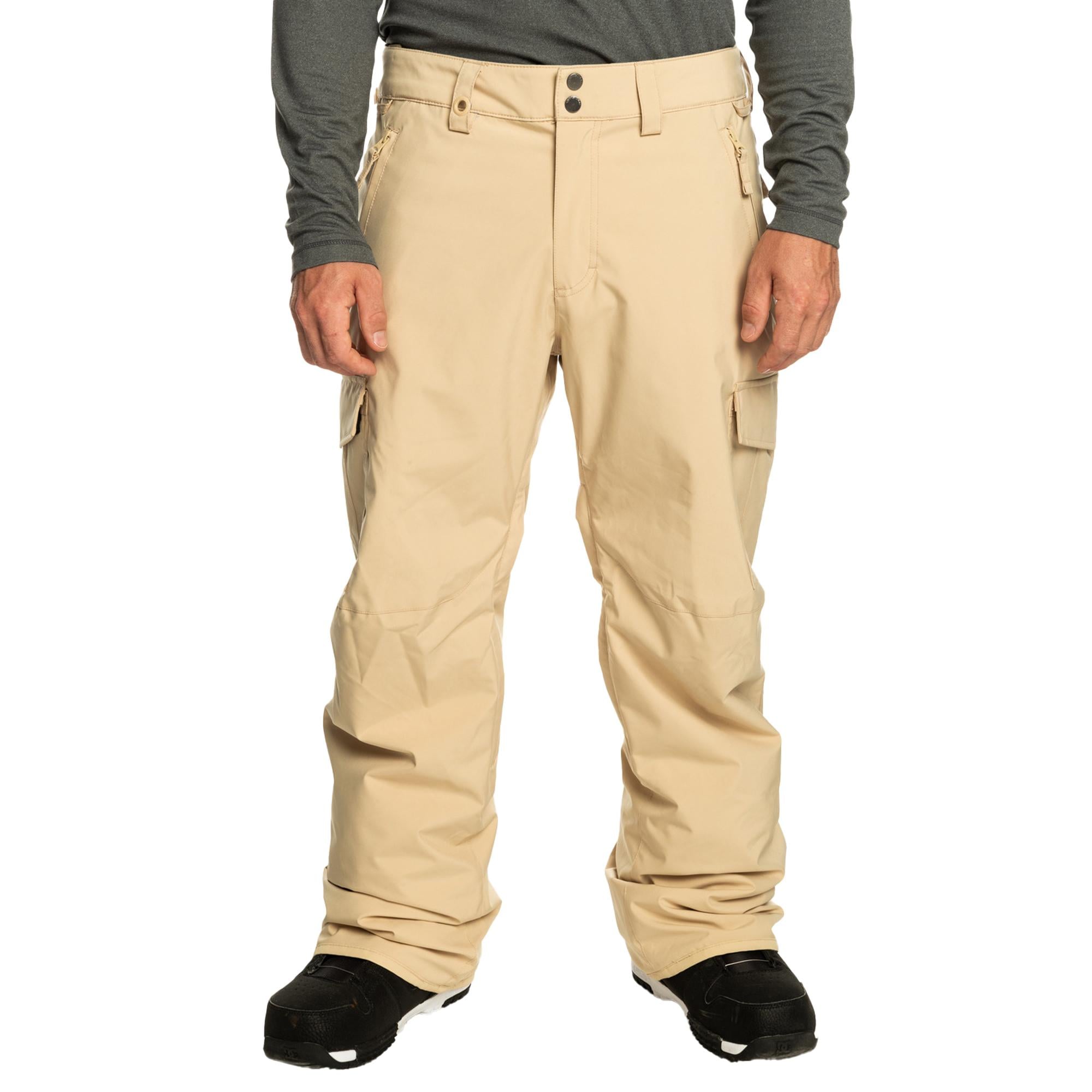 Quiksilver Porter Pt Erkek Bej Snowboard Pantolonu